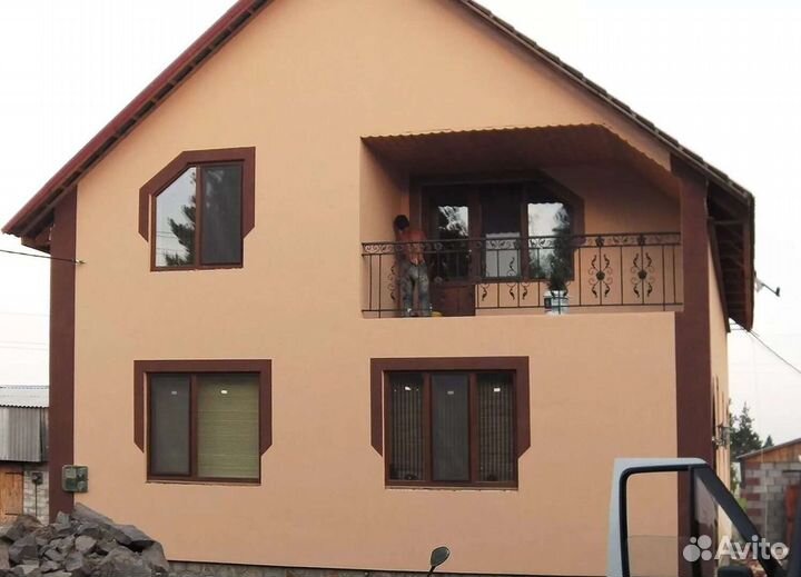 Фасадные работы. Короед,шуба