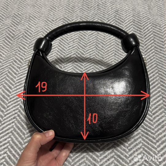 Сумка мини натуральная кожа