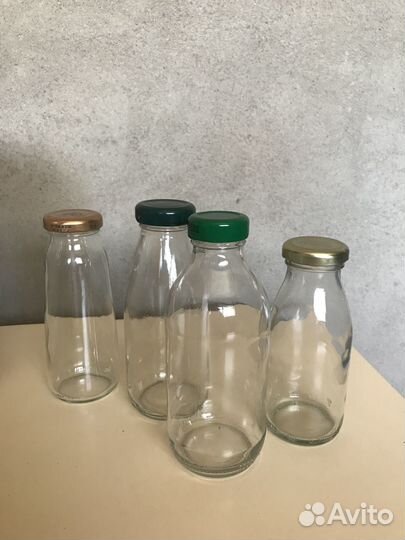 Банки с крышками, 0.2 - 0.3 мл, цена за 1 шт