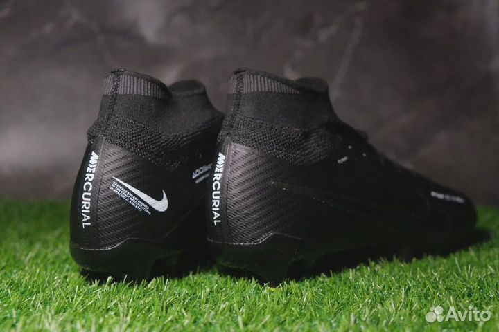 Nike Air Zoom Mercurial 9 Elite Black Футбольные