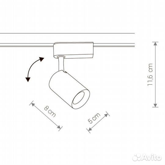 Светильник потолочный светодиодный
