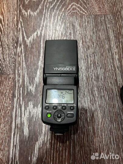 Вспышка yongnuo speedlite yn568ex II на nikon