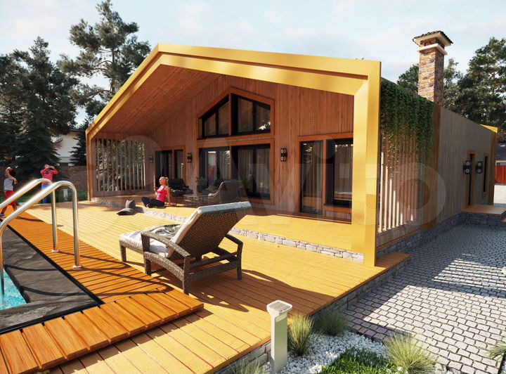 Дом 150 м² на участке 8,2 сот.