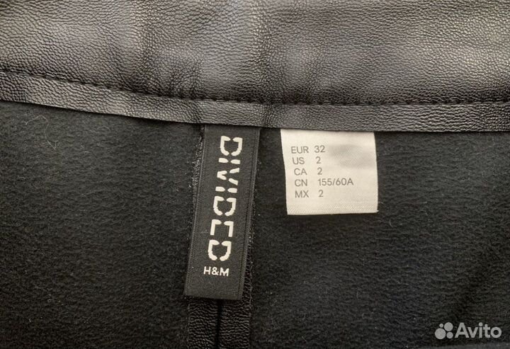 Шорты кожаные hm, кофта Bershka