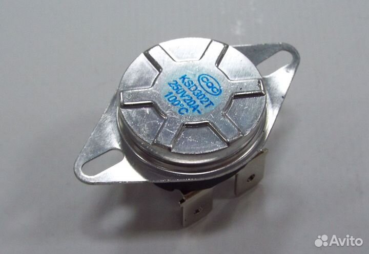 Термостат KSD302T 100C* 20A/250V (с принудитель