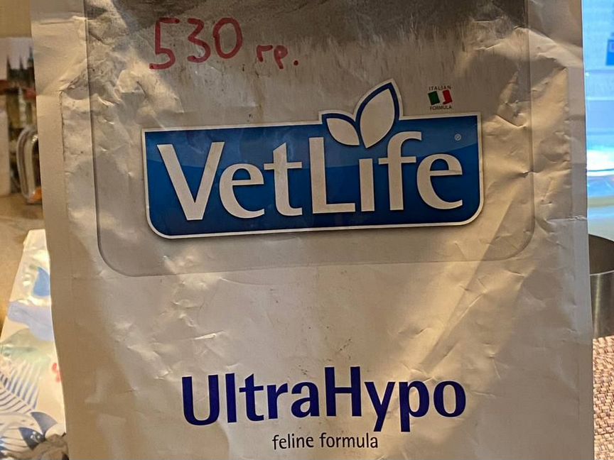 Корма для кошек VetLife-UltraHypo и Florida-гипоал