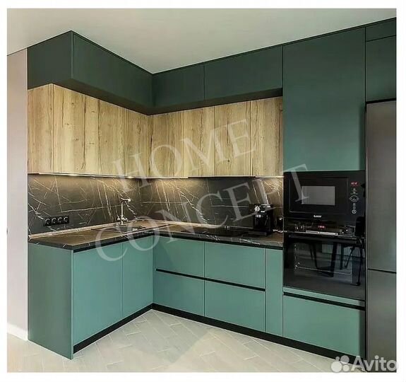 Замена плёнки на кухонных фасадах