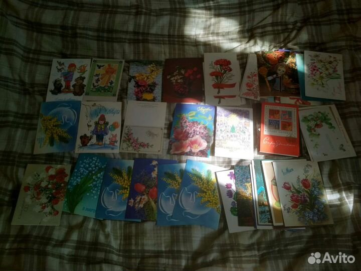 Открытки поздравительные. СССР, зарубежные