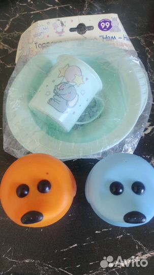 Поильники IKEA и тарелка