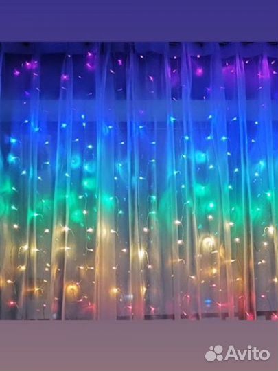 Гирлянда штора