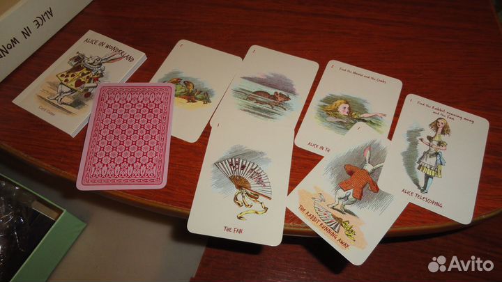 Карты Alice in wonderland+пазлы Via-Terra-комплект