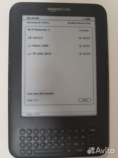 Электронная книга amazon Kindle
