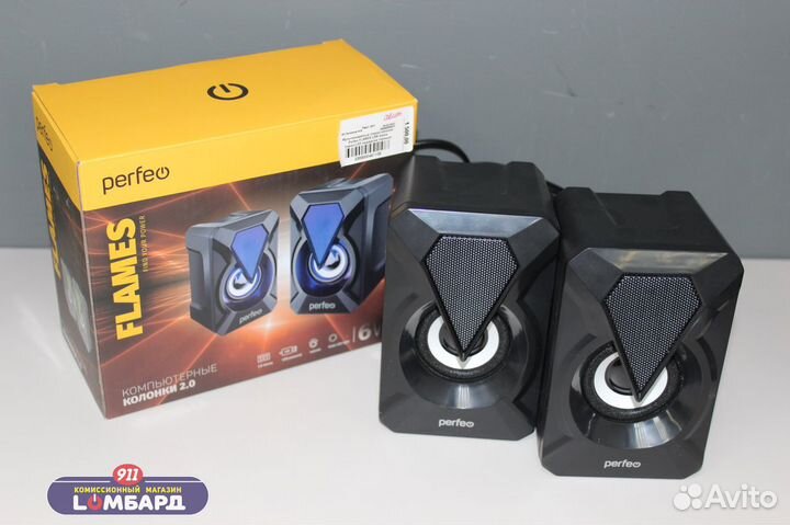 Мультимедийные стерео колонки (Perfeo flames USB)