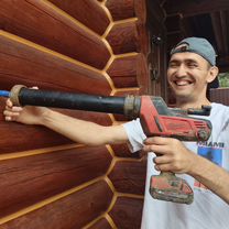 Покраска деревянного дома, Одинцово
