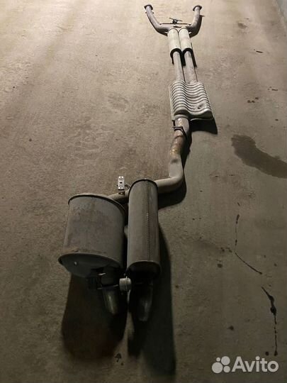 Выхлоп глушителя bmw e65 N62b48