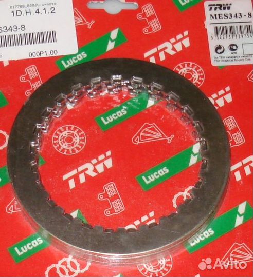 Диски сцепления стальные TRW для honda