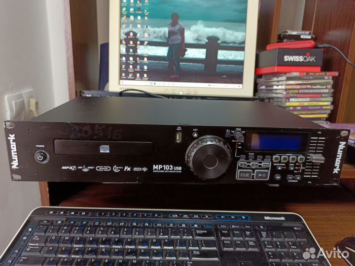 Профессиональный cd\mp3\usb numark mp103 usb проиг