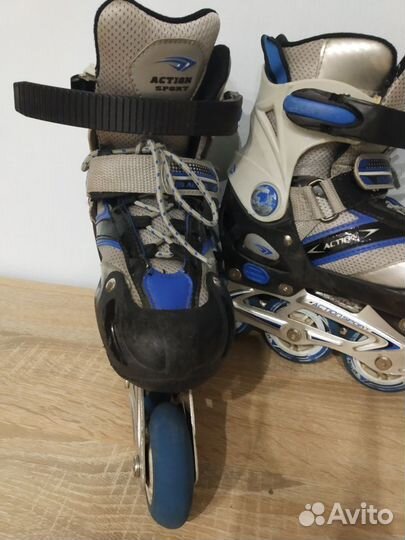 Роликовые коньки детские раздвижные