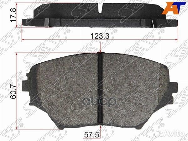 Колодки тормозные перед toyota RAV4 00- ST-0446