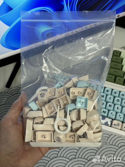 Кастомная клавиатура GMK67 Cream Yellow Pro