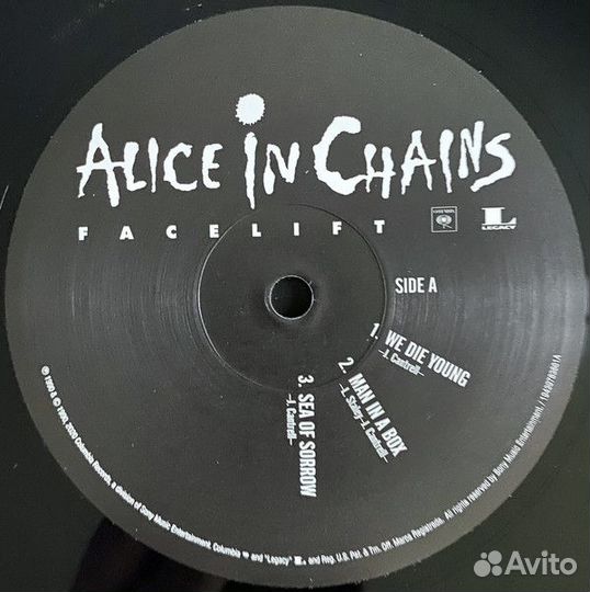 Виниловая пластинка Alice In Chains — facelift (Bl