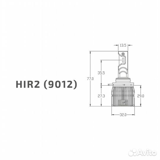 LED лампы HIR2 5500K 12V MTF Light Dynamic Vision