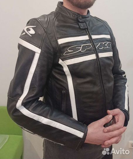 Мотокуртка кожаная, Spyke, 50 размер