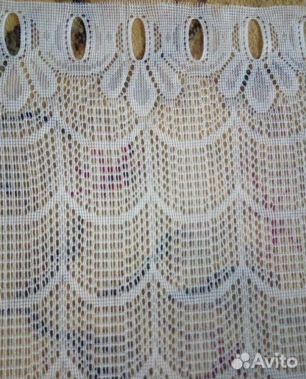 Красивые занавески /тюль на окноРазмер 78*72см