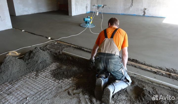 Полусухая стяжка пола