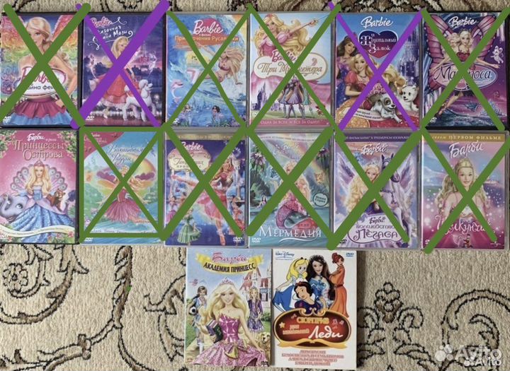 DVD диски Барби/Barbie