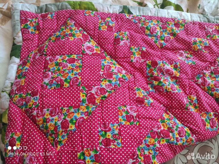 Одеяло синтепон ручной работы