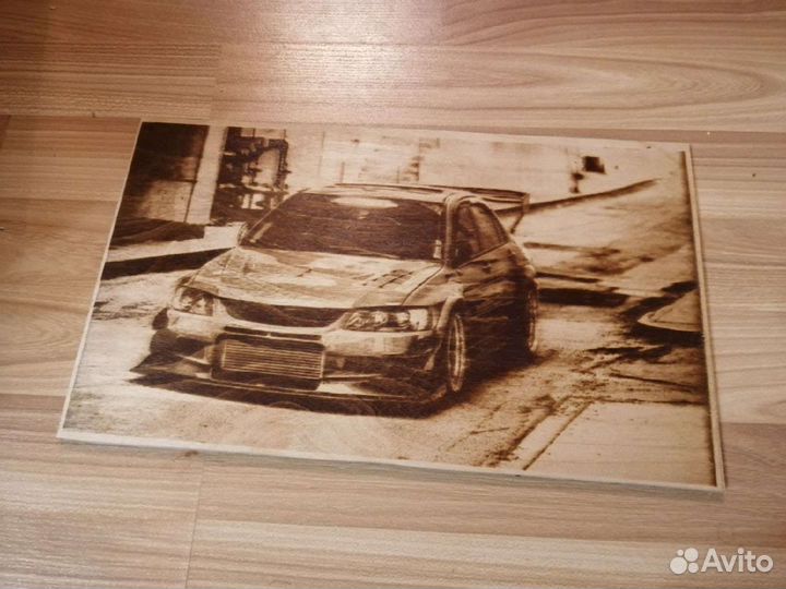 Выжигание портретов и картин по фото