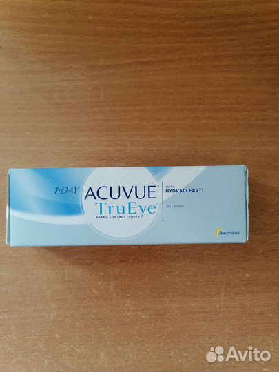 Линзы контактные -9.50 acuvue TruEye 1 day