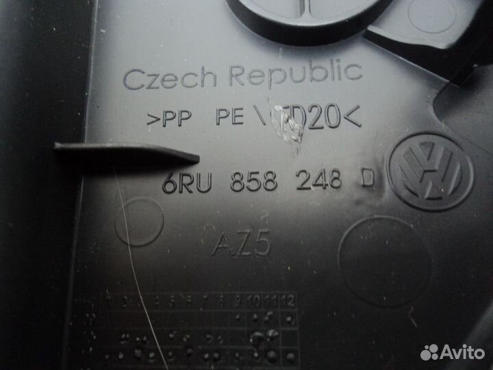 Боковина торпеды правая VW Polo Sedan 10-15