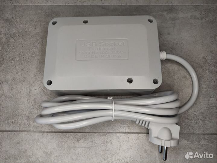 Новый сетевой фильтр, удлинитель 6 USB и 3 розетки