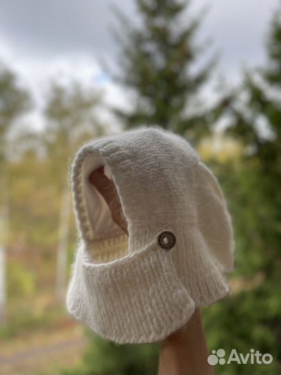 Шапка шлем детская зимняя