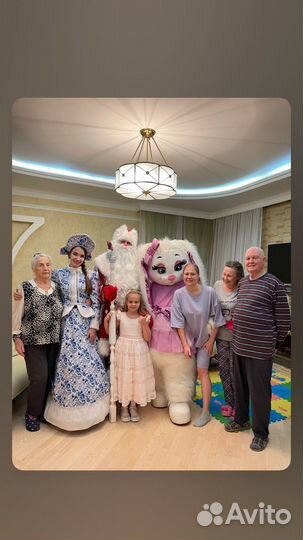 Дед мороз и Снегурочка на дом + символ года