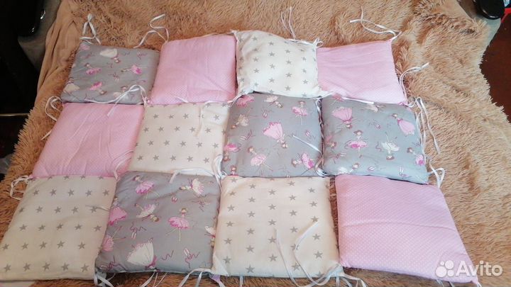 Бортики в детскую кроватку