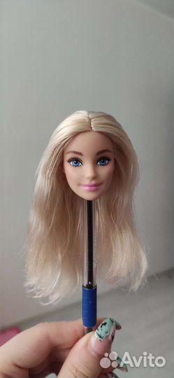 Голова куклы Барби колясочницы, аутфит лотом