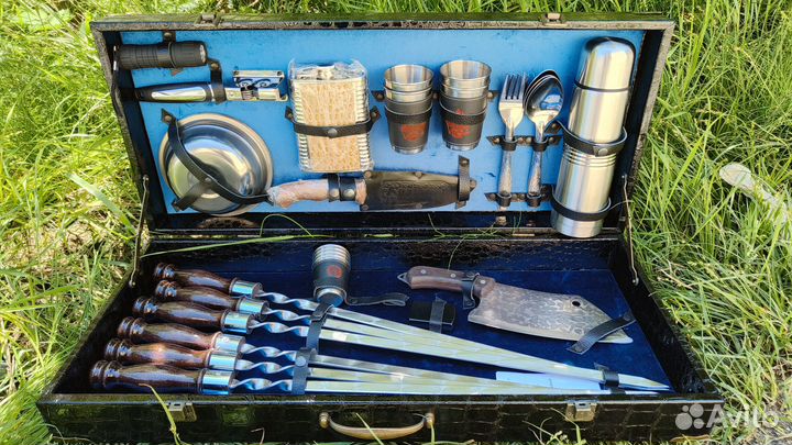 Шашлычный набор, кизлярский нож, топорик