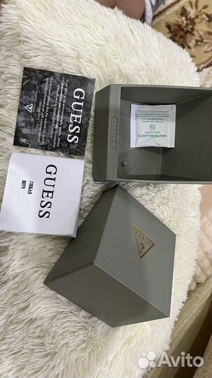 Часы guess оригинал мужские кварциевые стальные