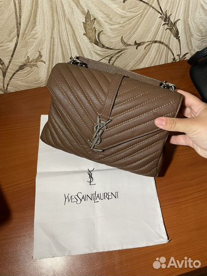 Сумочка натуральная кожа Ysl