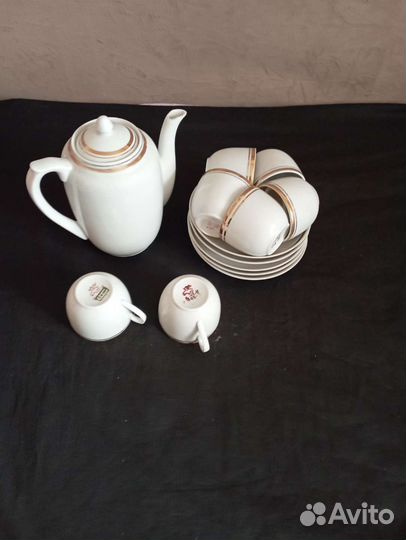 Чайный сервиз СССР Полонное Кофейный сервиз СССР