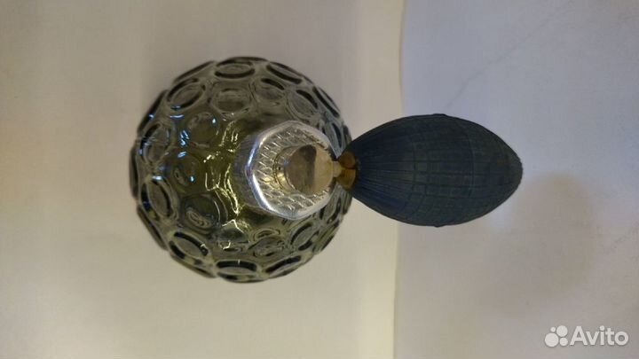 Флакон-пульверизатор цветное стекло. СССР рабочи