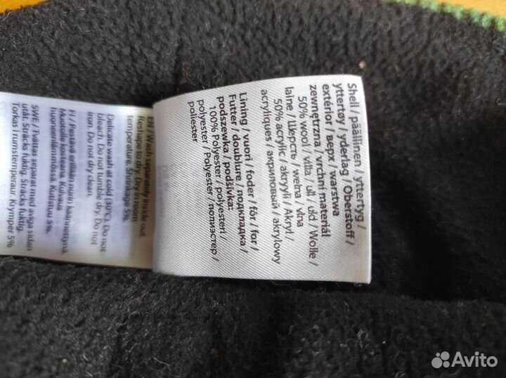 Шапка зимняя reima 54 шерсть/акрил