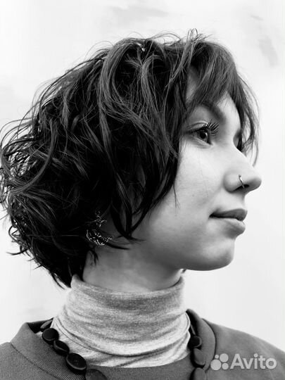 Женские стрижки короткие кудрявые парикмахер