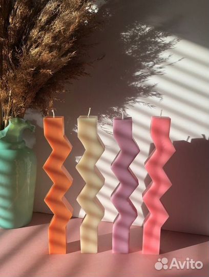 Силиконовая форма для свечей двойная