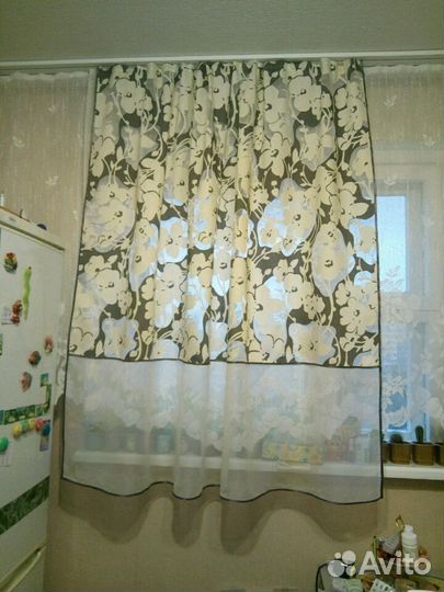 Тюль -2 шт (размер 1шт) 150*165