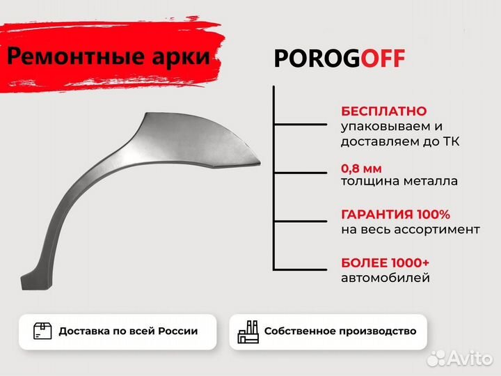 Ремонтная арка Hyundai Getz