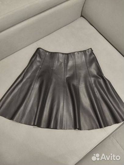 Кожаная юбка zara s